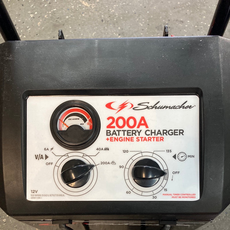 Schumacher Electric SC1565 6/40/200-Amp 12-Volt Manual Wheel Charger
