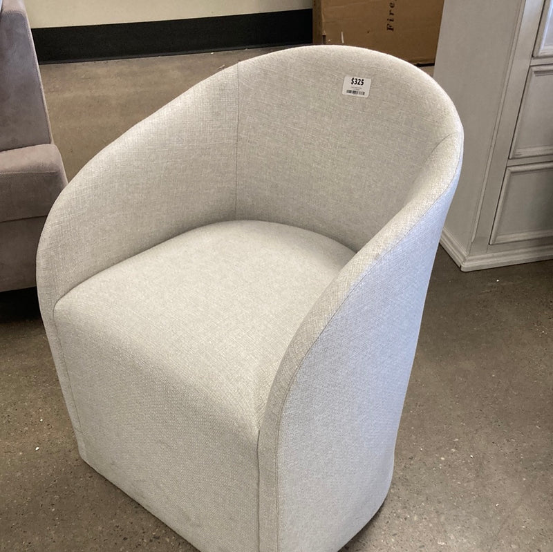 Logan Square Upholstered Arm Chair in Beige