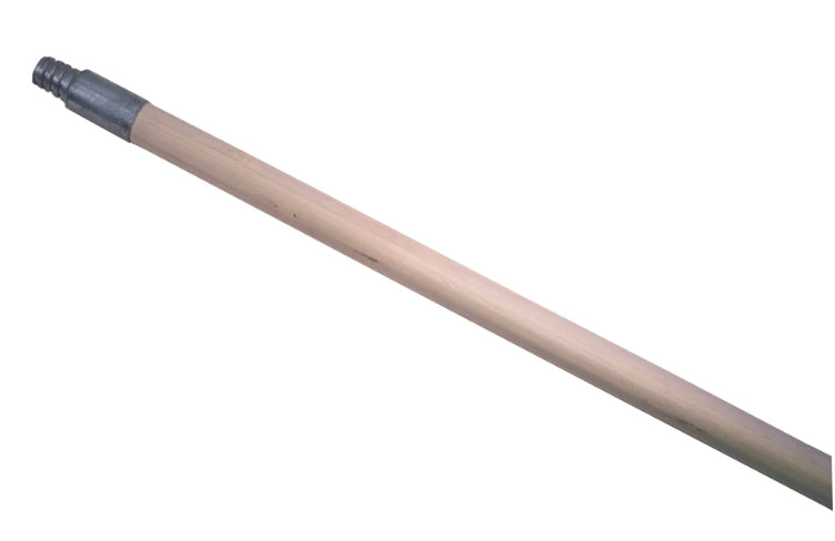 4' Wood Handle Extension Pole w/ Metal Screw End