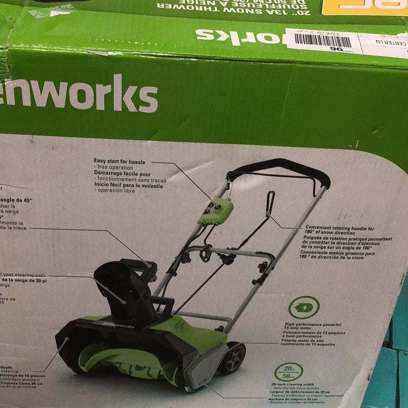 13 Amp 20 in. Corded Electric Snow Thrower