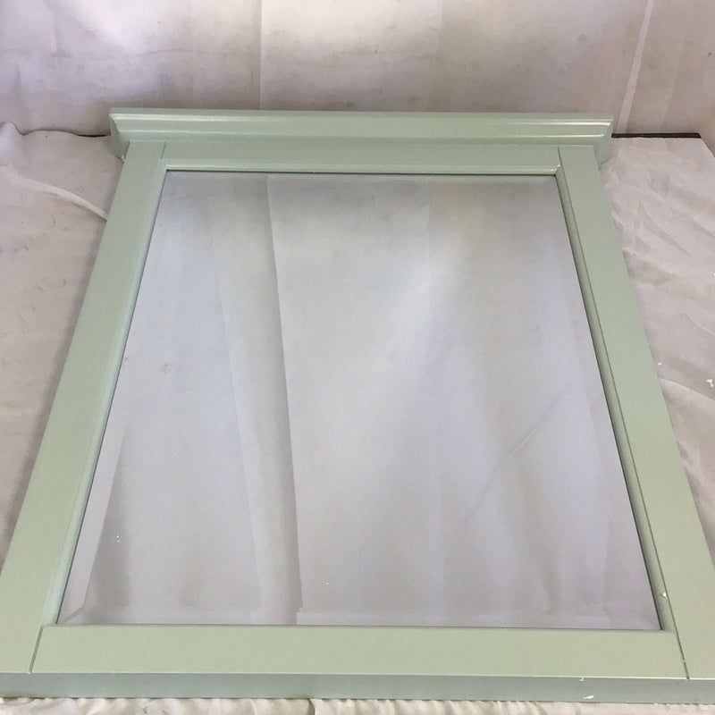 Fallworth 24 in. W x 32 in. H Framed Wall Mounted Mirror in Light Green